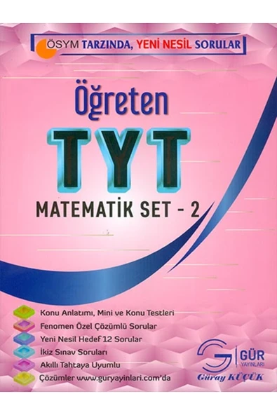 Güray Küçük Yayınları Tyt Matematik Öğreten Set-2 ürün görseli 1