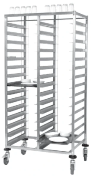 Pimak Mutfak Bulaşık Arabası 37 x 53 (cm) Çiftli  ürün görseli 1