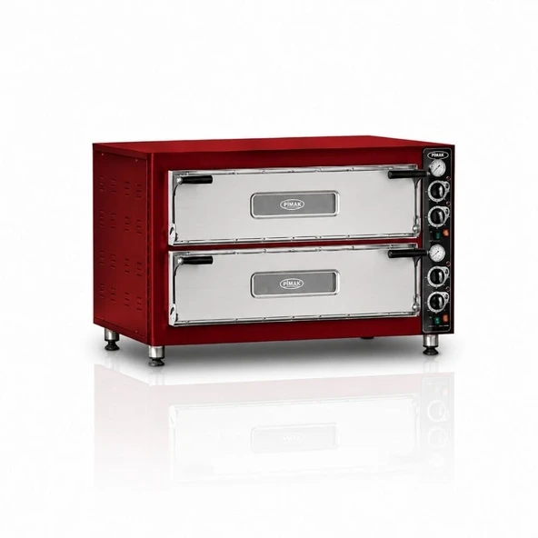 Pimak Elektrikli Pizza Fırını 4 + 4 Adet 62 x 62 (cm) İç Ebat ürün görseli 1