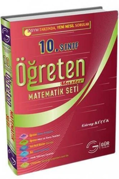 kitapzum 10. Sınıf Öğreten Master Matematik Seti Gür Yayınları Gür Yayınları 179082 ürün görseli 1