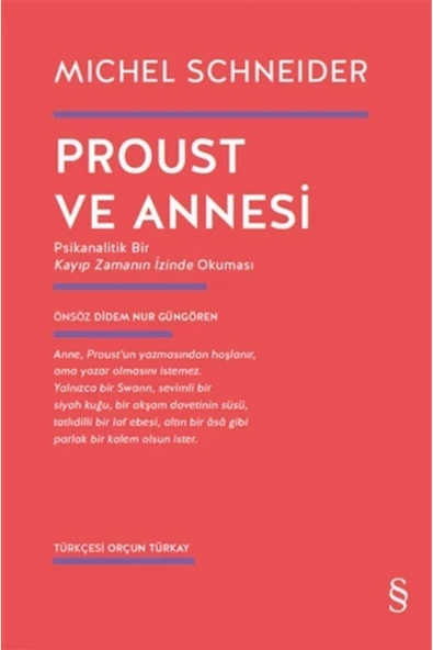 Türk Dil Kurumu Yayınları Proust ve Annesi - Michel Schneider ürün görseli 1