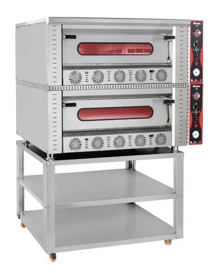 Himaksan Çift Katlı Pizza Fırını Doğalgazlı 6 + 6 Pizza ürün görseli 1