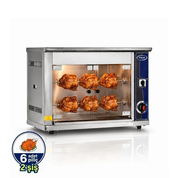 Pimak Setüstü Piliç Makinesi Tüplü 6 Piliç 72 x 50 x 65 (cm) ürün görseli 1