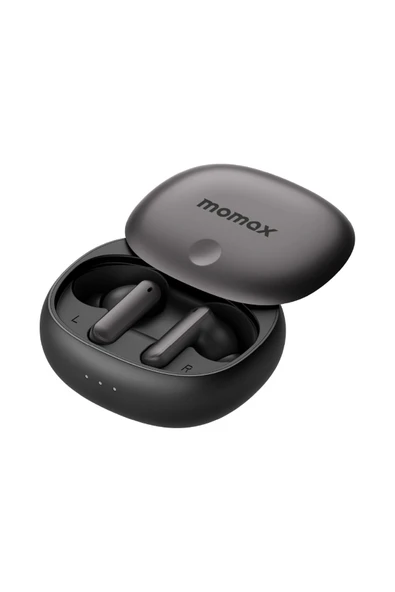 MOMAX BT13D 1-VIBE LITE TRUE WIRELESS NOISE CANCELLING EARBUDS SİYAH ürün görseli 1