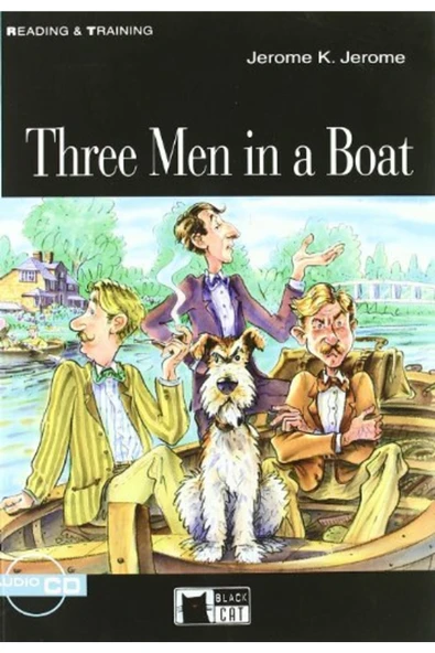 cideb yay Black Cat Three Men In A Boat+cd Reading & Training ürün görseli 1