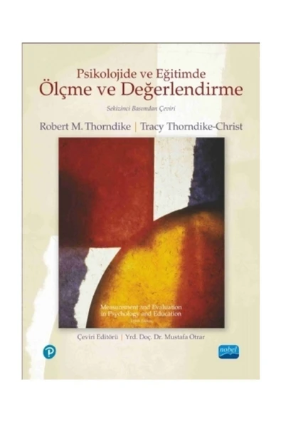 Nobel Psikolojide Ve Eğitimde Ölçme Ve Değerlendirme Robert M Thorndike Aracy Thorndike ürün görseli 1