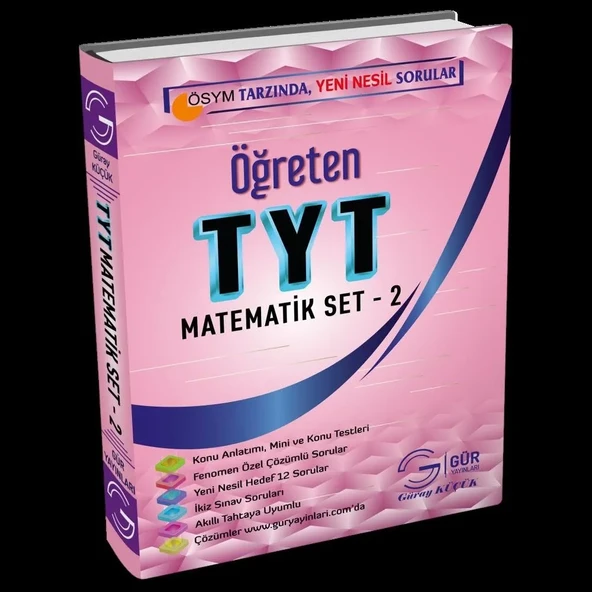 Gür Yayınları TYT Matematik Öğreten Set 2 ürün görseli 1