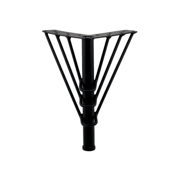 Snn - Üçtel 20 cm Siyah - Metal Ayak - 5 Adet ürün görseli 1