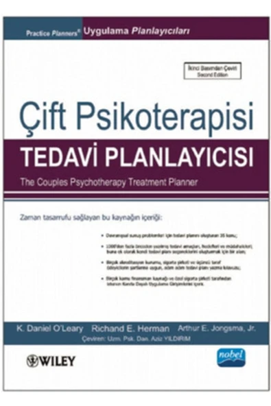 Nobel Çift Psikoterapisi Tedavi Planlayıcısı / The Couples Psychotherapy Treatment Planner ürün görseli 1