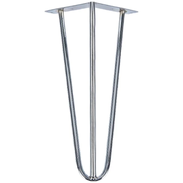 Snn Aksesuar Mil 20 cm Krom Metal Ayak 4'lü ürün görseli 1