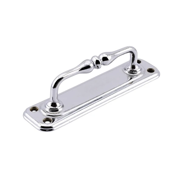 Metal Kapı Çekme Kolu Tutamağı Kulp Kulpları Dolap Mobilya Dolap Çekmece Gümüş Krom Büyük 14.5 cm ürün görseli 1