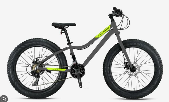 FXC 500 - 26'' MTB - 17'' - 21 Vites - H.DISC - Nardo Gri - Siyah/Neon Sarı ürün görseli 1