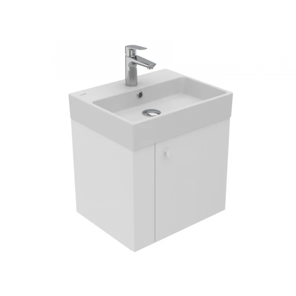 Font Lavabo Dolabı 50 cm Beyaz ürün görseli 1