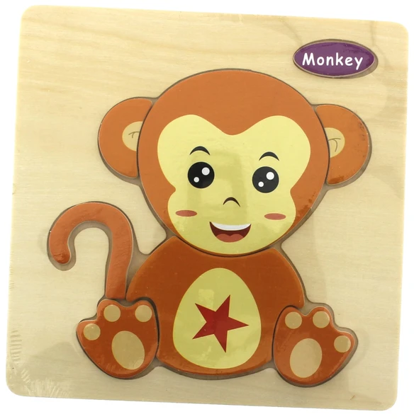 Maymun Ahşap Puzzle ürün görseli 1