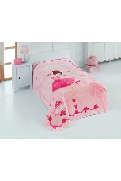 Sarar Tek Kişilik Gift Pembe Çocuk Battaniyesi 2 Kg ürün görseli 1