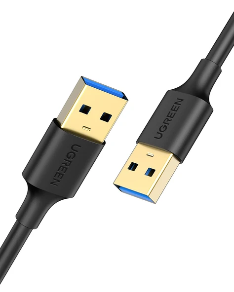 UGREEN USB-A 3.0 Data Kablosu 1 Metre, Siyah, 10370 ürün görseli 1