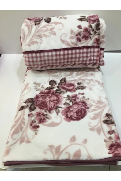 Sarar Çift Kişilik Battaniye-rosrey 4 Kg - Gül Kurusu ürün görseli 1