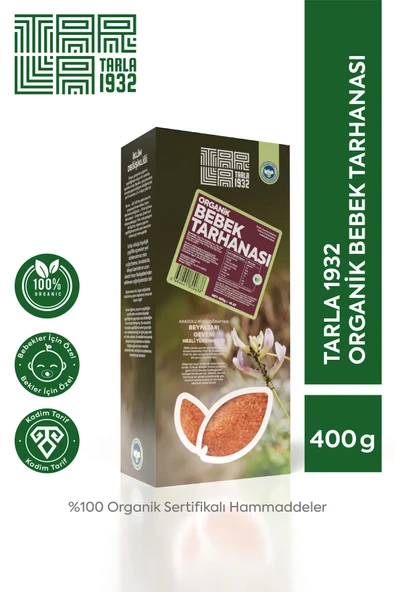 Tarla 1932 Organik Bebek Tarhanası 400 gr ürün görseli 1