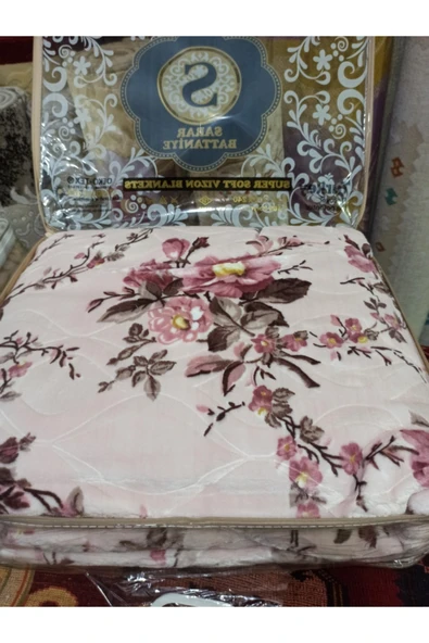 Sarar Peluş Çift Kişilik Battaniye 4 Kg ürün görseli 1