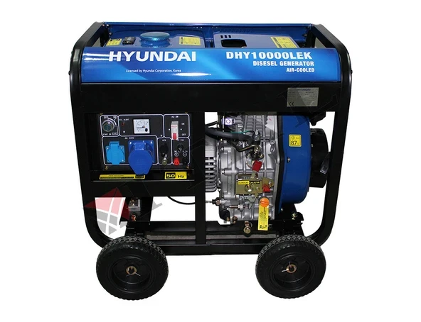 Hyundai DHY10000LEK Dizel Marşlı Jeneratör 8,5kVA ürün görseli 1