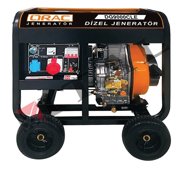 Orac DG9000CLE Dizel Marşlı Jeneratör 7,5 Kva 13 Hp ürün görseli 1
