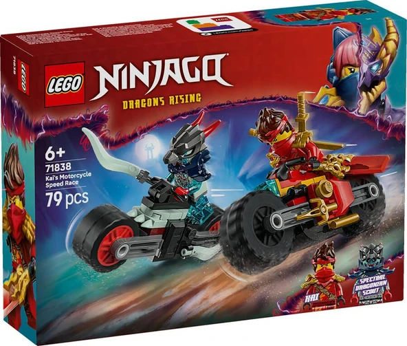 Lego Ninjago Kai'nin Motosiklet Hız Yarışı 71838 ürün görseli 1