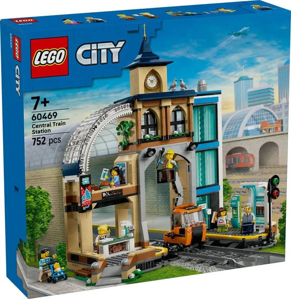 Lego City 60469 Merkez Tren İstasyonu ürün görseli 1