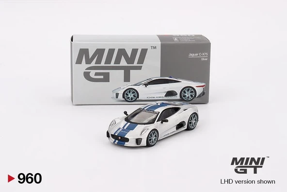 Mini GT Jaguar C-X75 Silver 960 ürün görseli 1