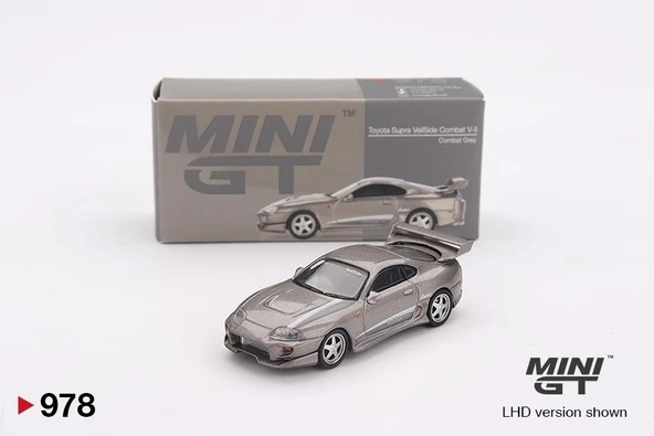 Mini GT Toyota Supra VeilSide Combat V-II Combat Grey 978 ürün görseli 1