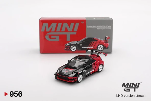 Mini GT Toyota GR86 HKS TYPE R ADVAN 2022 Tokyo Auto Salon 956 ürün görseli 1