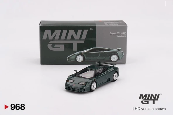 Mini GT Bugatti EB110 GT Verde Scuro 968 ürün görseli 1