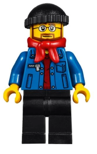 Lego Minifigür Winter Holiday Train Station Bus Driver hol090 ürün görseli 1