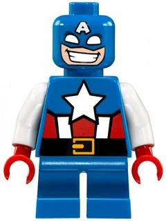Lego Minifigür Captain America Short Legs sh0250 ürün görseli 1