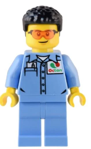 Lego Minifigür Custom Car Garage Mechanic cty1538 ürün görseli 1
