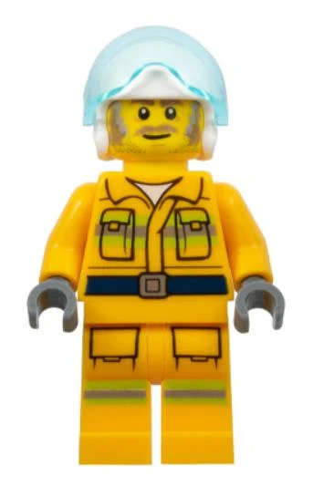 Lego Minifigür Fire Reflective Stripes cty1369 ürün görseli 1