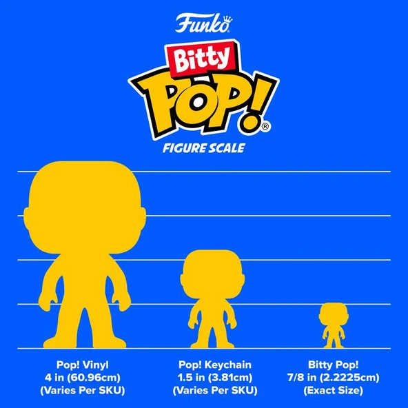 Funko Bitty Pop! Pokémon 4'lü Paket (Figür Boyu 2,25 cm) - Resim 3