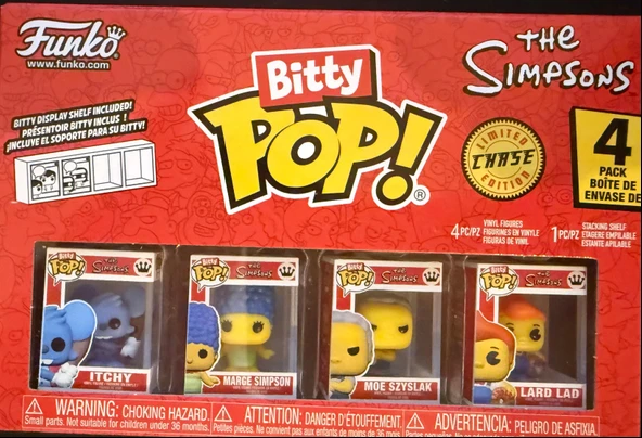 Funko Bitty Pop! The Simpsons 4-Pack ürün görseli 1