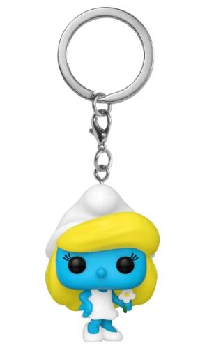 Funko Pop Pocket Keychain The Smurfs Smurfette - Resim 2