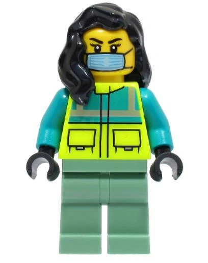Lego Minifigür Ambulance Driver Female cty1569 ürün görseli 1