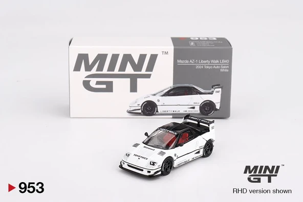 Mini GT Mazda AZ-1 Liberty Walk LB40 White 2024 Tokyo Auto Salon 953 ürün görseli 1