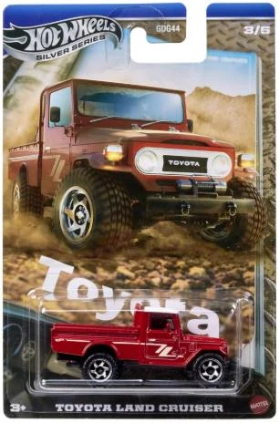 Hot Wheels Silver Series Toyota Land Cruiser JCB73 ürün görseli 1