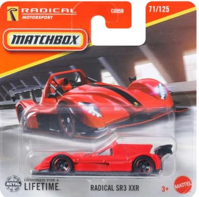 Matchbox Tekli Arabalar Radical SR3 XXR JBR72 ürün görseli 1