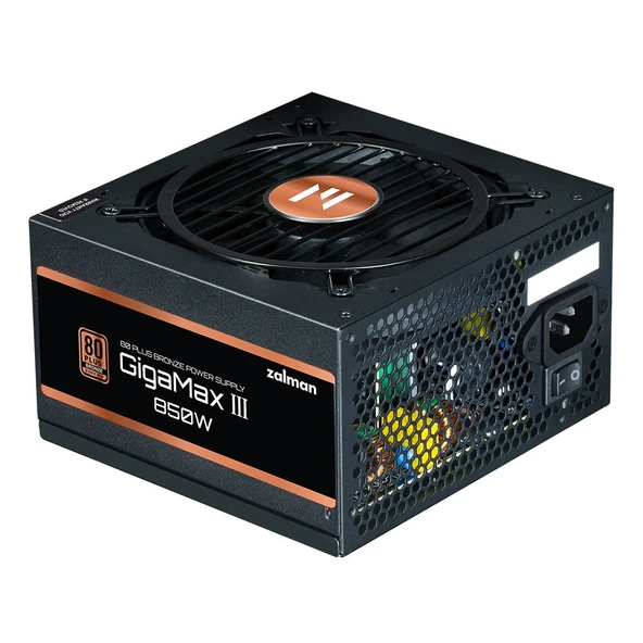 ZM850-GV3 (GigaMaxIII 850W) +80 Plus Bronze Gen5 Yüksek koruma Devre Tasarımı Güç Kaynağı ürün görseli 1