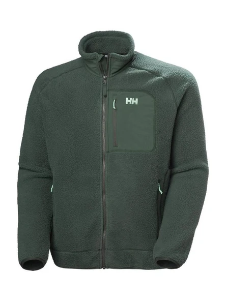 Helly Hansen Panorama Pile Block Jacket Erkek Yeşil Polar HHA.49460.HHA.390 ürün görseli 1