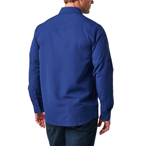 5.11 MARKSMAN L/S KOYU MAVI GOMLEK - Resim 9
