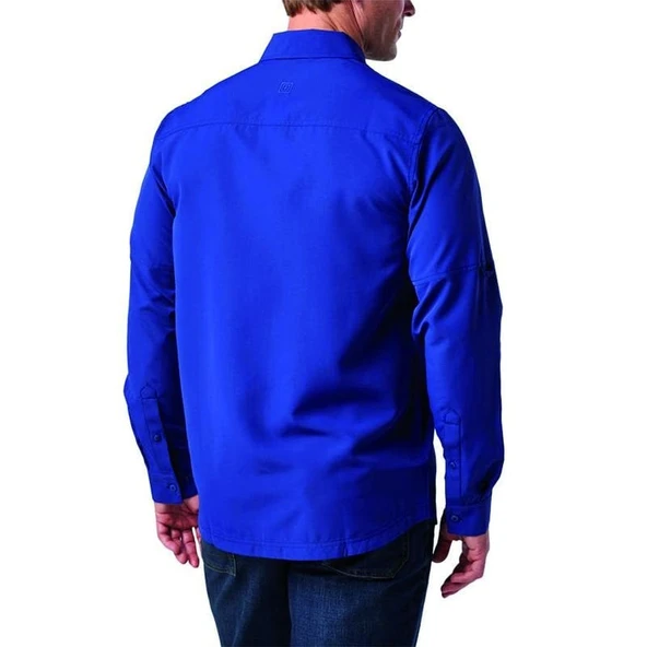 5.11 MARKSMAN L/S KOYU MAVI GOMLEK - Resim 4