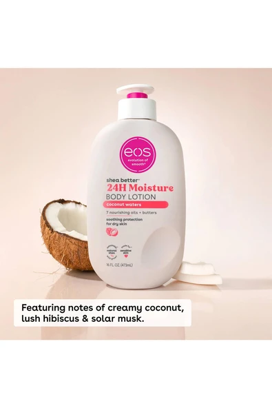 EOS Coconut Waters Vücut Losyonu 473ML - Resim 3