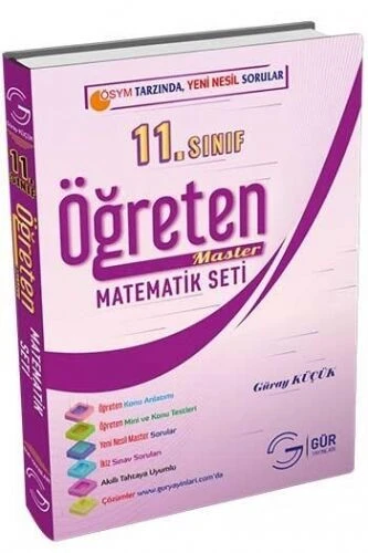 Gür Yayınları 11. Sınıf Öğreten Master Matematik Seti ürün görseli 1