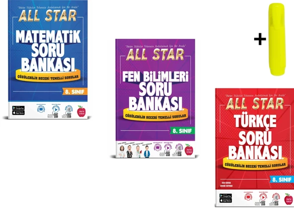 Newton 8.Sınıf Matematik Fen Türkçe Soru Bankası Seti ürün görseli 1