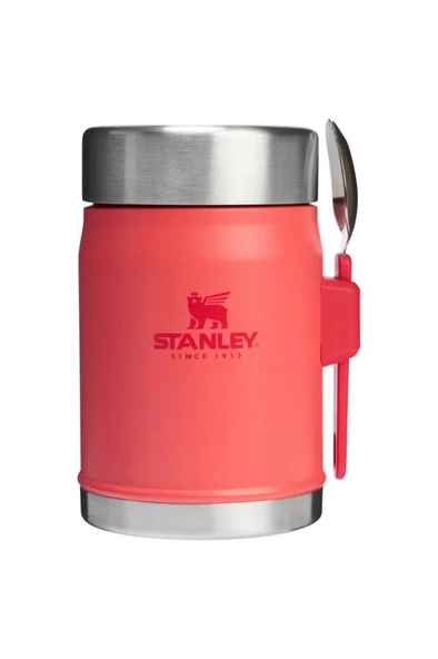 Stanley klasik paslanmaz çelik yemek termosu kaşıklı 0,40 Lt-PEMBE ürün görseli 1